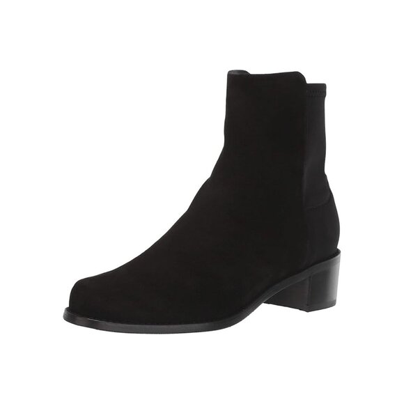 $800 Stuart Weitzman Easyon Reserve 5050 SOCK Bootie Black Suede 9 (PC5.5) - Picture 1 of 8